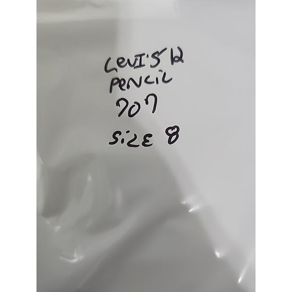 Levi's 512 Womens (Size 8) Dark Blue Denim Perfectly Slimming Ankle Pencil Jeans - Picture 8 of 8